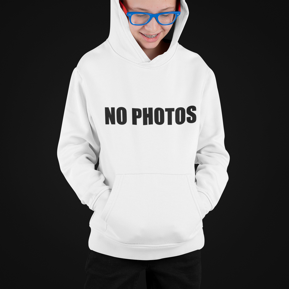 
                  
                    NO PHOTOS <br> youth hoodie <br><br>
                  
                