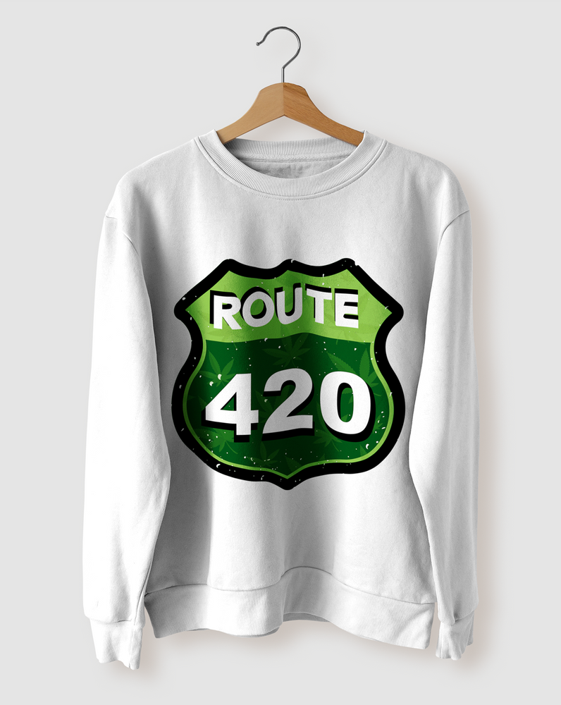 
                  
                    ROUTE 420 <br> sweatshirt <br><br>
                  
                